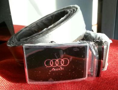 Męski pasek do spodni z logo Audi - 5172660249 - oficjalne archiwum Allegro