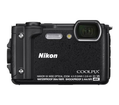 CZARNY Aparat cyfrowy Nikon Coolpix W300 4K 16Mpx