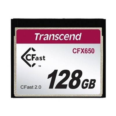NOWA KARTApamięci TRANSCEND CFast 2,0 128GB CFX650
