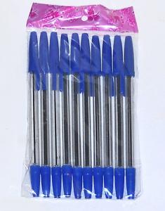 Długopisy Zestaw 10x długopis niebieski 24gr/szt