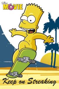 The Simpsons Bart na Deskorolce plakat 61x91,5 cm