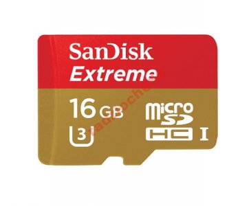 SANDISK 16GB micro SD SDHC Class 10 EXTREME 90MB/s