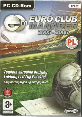 EURO CLUB MANAGER 2005-2006 GRA PC 5-/6 WARSZAWA