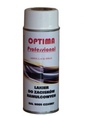 LAKIER DO ZACISKÓW HAMULCOWYCH CZARNY 400ML OPTIMA