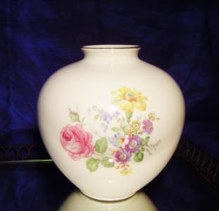 Metzler&amp;Ortloff Piękny malowany wazon BCM