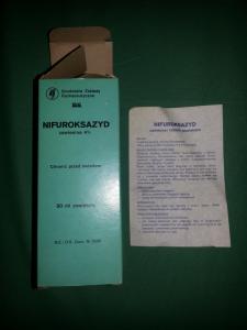 Opakowanie NIFUROKSAZYD Polfa data prod. 1992