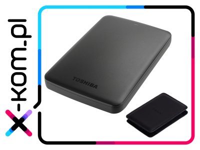 Dysk zewnętrzny Toshiba 1TB Canvio Basics +ETUI - 6060784226 - oficjalne  archiwum Allegro