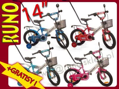 ROWER rowery 14'' cali rowerek dziecięcy 5 6 latek - 3924769364 - oficjalne  archiwum Allegro