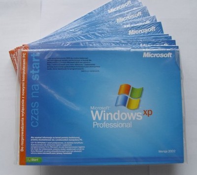Windows XP Professional SP3 PL - nośnik CD