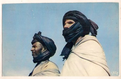 pocztówka M'HAMID Touaregowie folklor MAROKO 1967
