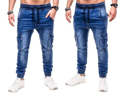 Hit spodnie męskie jeansy OMBRE P410 jeans XL