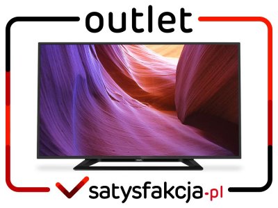OUTLET Telewizor LED 32'' Philips 32PFH4100 FullHD