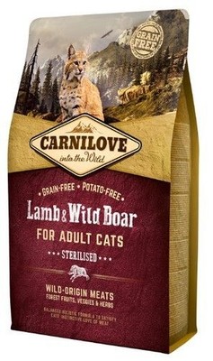 Carnilove Cat Lamb &amp; Wild Boar Sterilised - ja