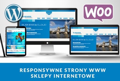 Strona www Wordpress, sklep internetowy WooCommerc