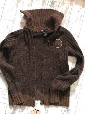 Diesel brązowy oryginalny USA sweter na zamek S