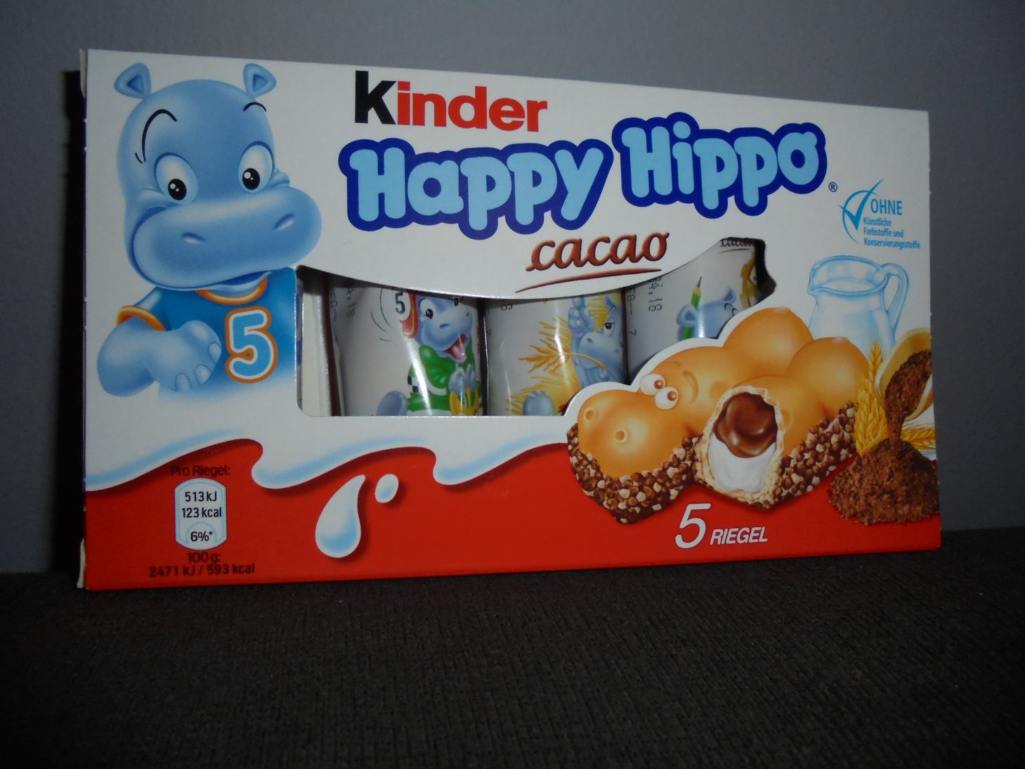 -- HAPPY HIPPO -- BATONIKI KINDER -- Z NIEMIEC --