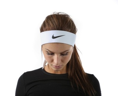 Opaska bandana tenisowa na głowę Nike biała - 6661449097 - oficjalne  archiwum Allegro
