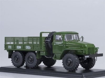 SSM URAL-375D Flatbed Truck (khaki)