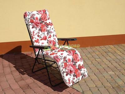 Leżak, Fotel ogrodowy składany FOTELE Malaga Plus
