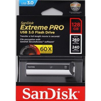 SanDisk EXTREME PRO 128 GB USB 3.0  260 MB/s