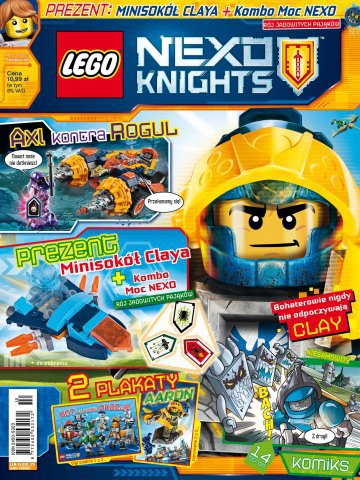 LEGO Nexo Knight  + klocki - minisokół Claya