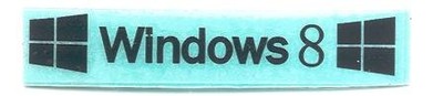 Naklejka Windows 8 Metal Oryginalna. (11)
