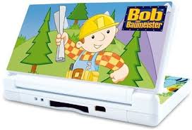 Naklejki Bob budowniczy na Nintendo DS lite