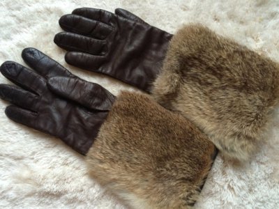 Gianfranco FERRE skórzane lusksuowe rękawiczki