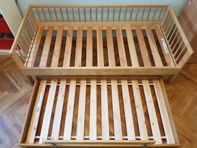 Łóżko podwójne dziecięce piętrowe wysuwane ikea - 6912467123 - oficjalne  archiwum Allegro