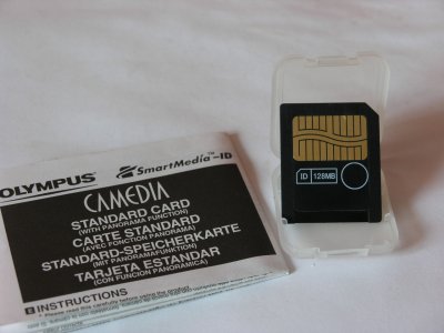 Smart Media 128MB Olympus .Karta pamięci + etui.