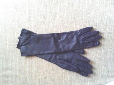 Skórzane rękawiczki długie cienkie Solar XS / S - 6770316098 - oficjalne  archiwum Allegro