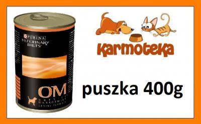 PURINA PVD Veterinary OM OBESITY pies PUSZKA 400g