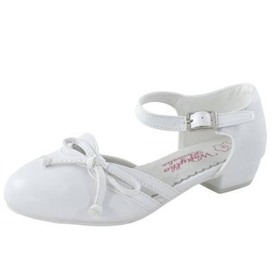 Białe buty komunijne sandały dziewczęce 34