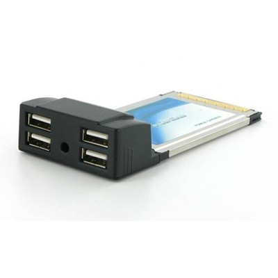 4WORLD Kontroler Cardbus PCMCIA USB 2.0 x4