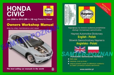 Honda Civic (2006-2012) Instrukcja Napraw Haynes - 6179472930 - Oficjalne Archiwum Allegro