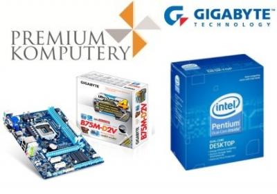 Intel G860 2x3.0GHz + Gigabyte B75M-D2V USB3/SIII