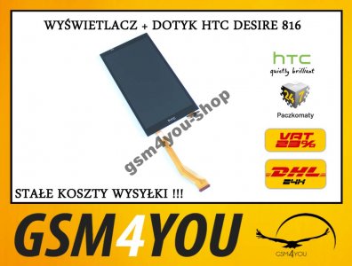 ORYG. KOMPLET LCD + DOTYK HTC DESIRE 816