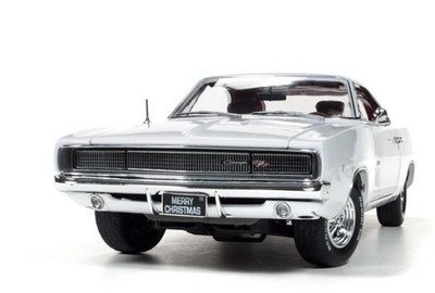 ERTL Dodge Charger R/T White 1968 Holiday Mu1:18 A