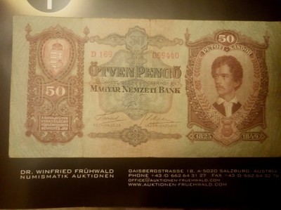 50 pengo Węgry 1932