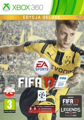 FIFA 17 DELUXE EDITION XBOX360 PL BOX GAMESTACJA