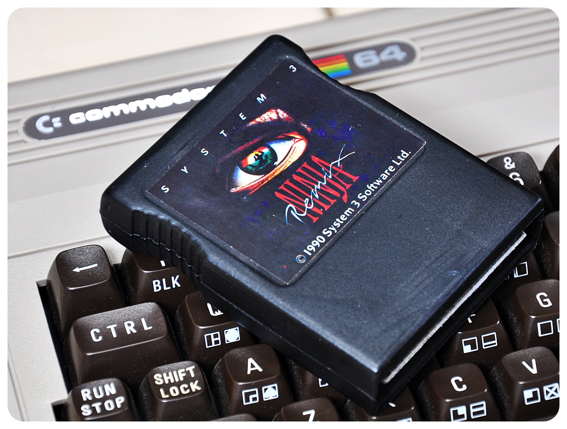 cartridge z grą LAST NINJA dla Commodore