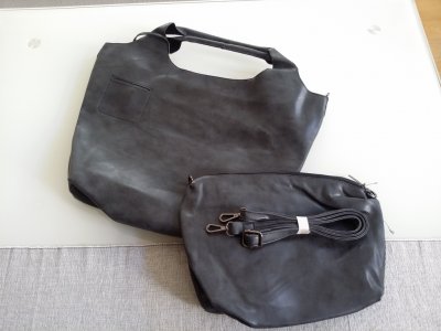 2x torebka torba ETERNEL mała i duża shopper bag - 6088116964 - oficjalne  archiwum Allegro