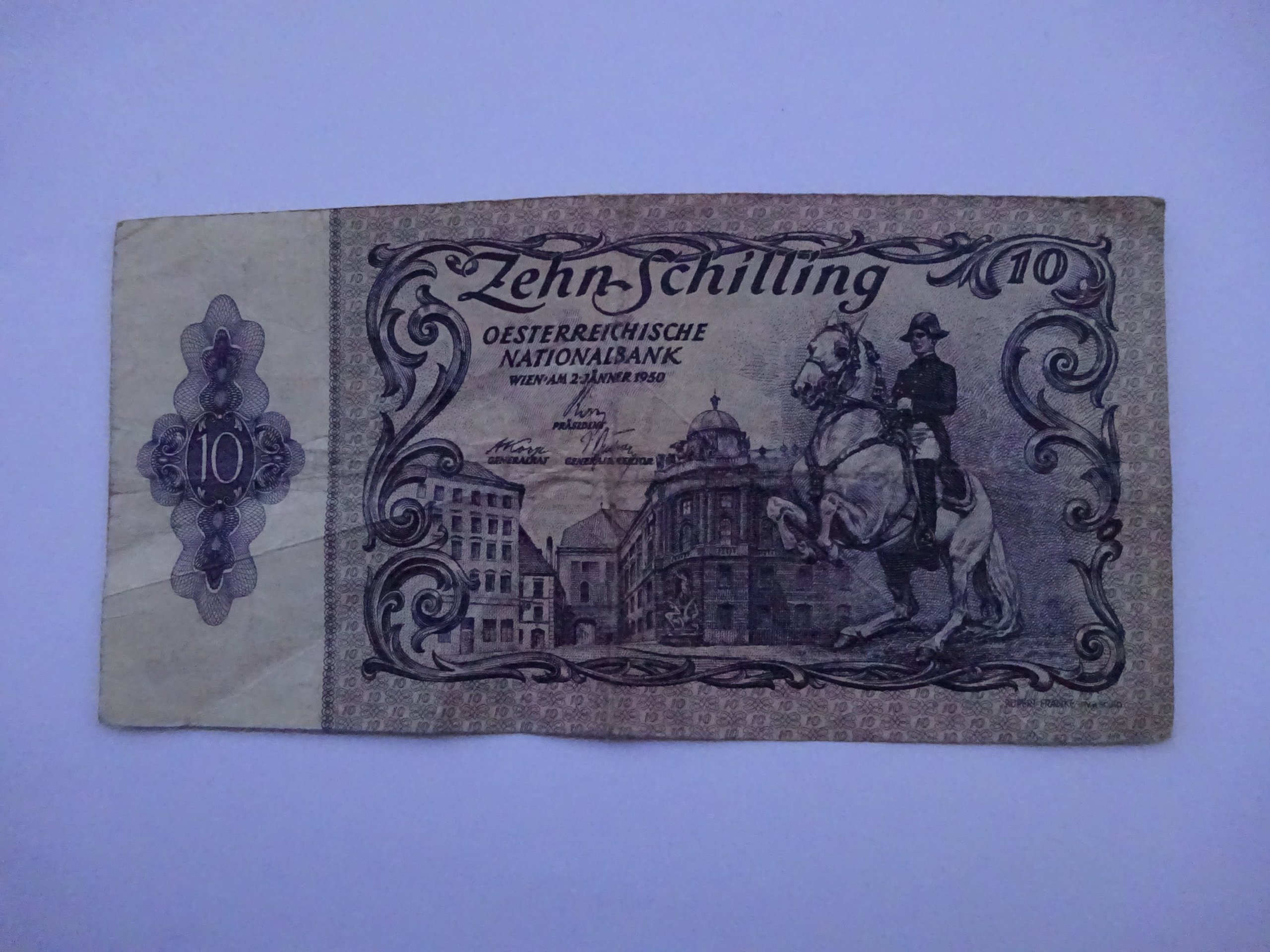 Austria 10 schilling 1950 r.