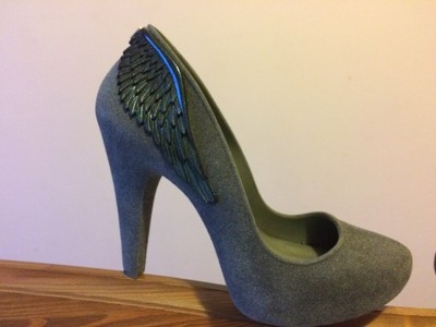 Nowe buty szpilki Melissa Incense Wing Heels grey
