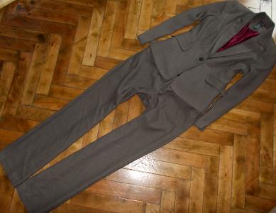 40-42 Garnitur-kostium damski dla wysokiej, melanż