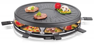 PARTY GRILL RACLETTE SEVERIN + 7 TACEK NOWY 24 DPD - 6079148961 - oficjalne  archiwum Allegro