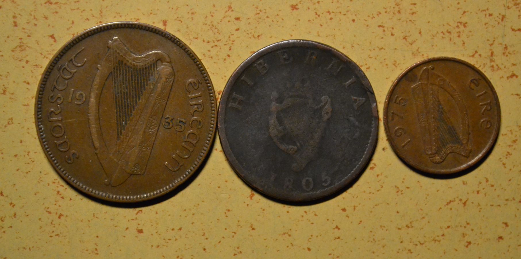 Irlandia - 3 monety mało powtórek - BCM