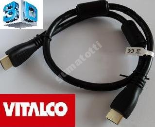 Przewód kabel HDMI 3D 1,4 Vitalco filtry 2,5m