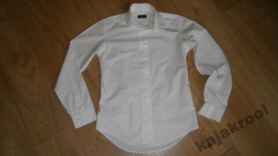 Biała koszula Zara, rozmiar S, męska, młodzieżowa - 5212230138 - oficjalne  archiwum Allegro