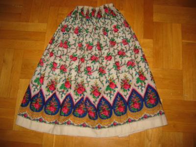 strój spodnica ludowa góralska tybet welna folk - 5430819741 - oficjalne  archiwum Allegro